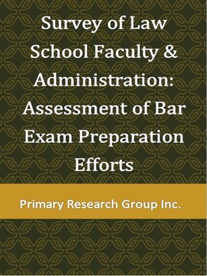 cover image of Survey of Law School Faculty & Administration